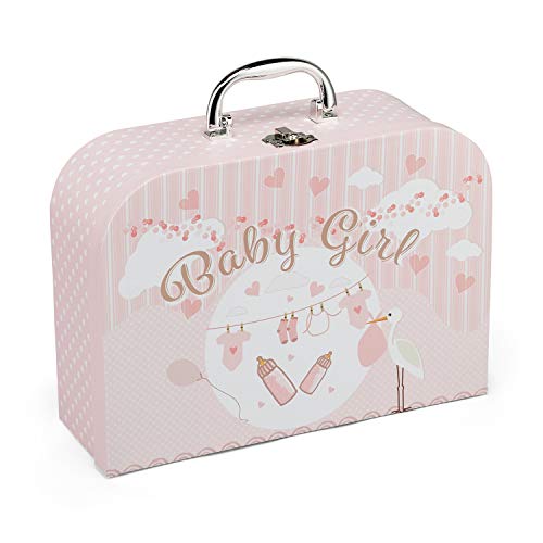 Baby Gift Set - Baby Hamper Newborn Essentials in 2 Pink Cases