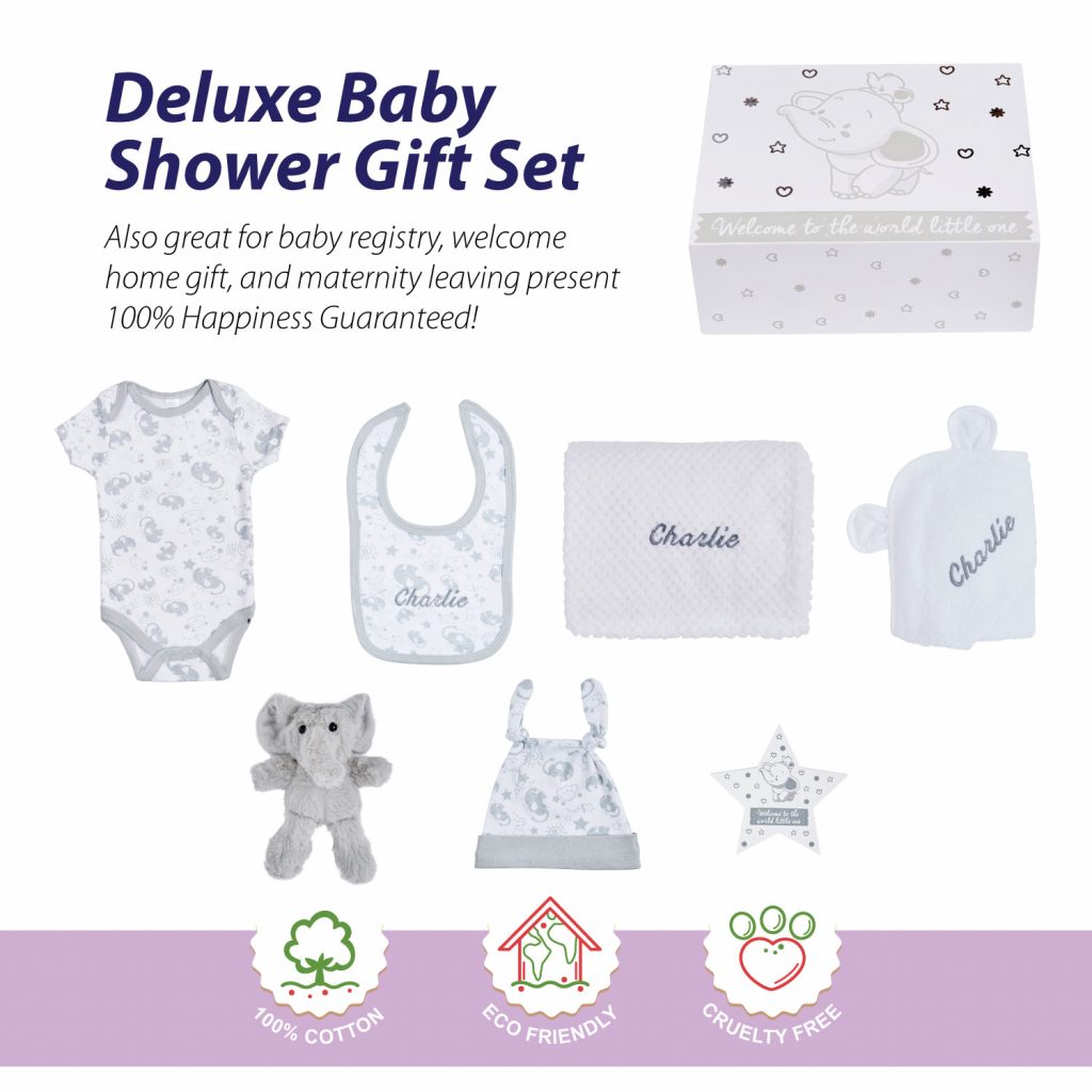 Personalised Baby Gifts Set - Baby Gifts Newborn Unisex, Baby Personalised Gifts, Personalised Gender Reveal Gifts, Personalised New Baby Gifts