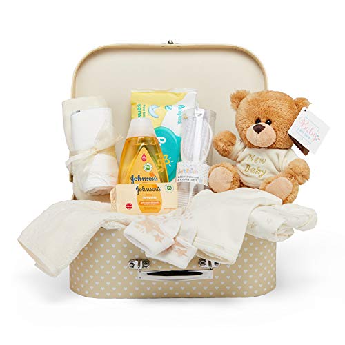 Baby Gift Set - Baby Keepsake Box Newborn Essentials Cream