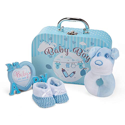 Baby Gift Set - Baby Hamper Newborn Essentials in Small Blue Case