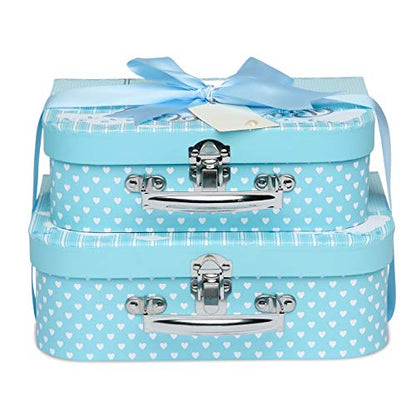 Baby Gift Set - Baby Hamper Newborn Essentials in Small Blue Case