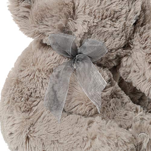 Elephant Teddy - Grey Plush Adorably Soft Baby Teddy