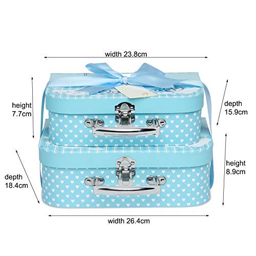 Baby Gift Set - Baby Hamper Newborn Essentials in 2 Blue Cases