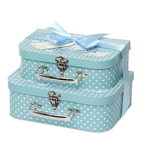 Baby Gift Set - Baby Hamper Newborn Essentials in Small Blue Case