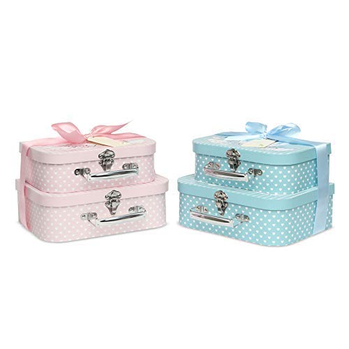 Make Your Own Baby Hamper - 2 Pink Cases 1 Ribbon 1 Gift Card