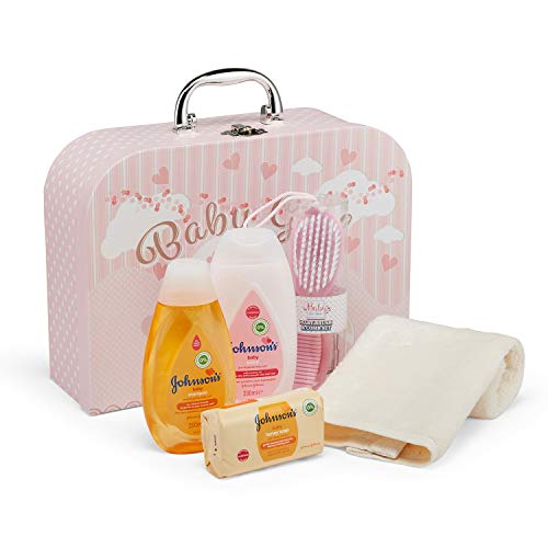 Baby Gift Set ----- Beautifully Packaged in a Pink Case Full of Baby Girl Gifts