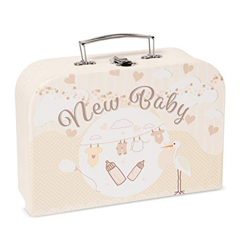 Baby Gift Set - Baby Hamper Newborn Essentials in Cream Case