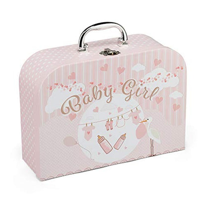 Baby Gift Set ----- Beautifully Packaged in a Pink Case Full of Baby Girl Gifts