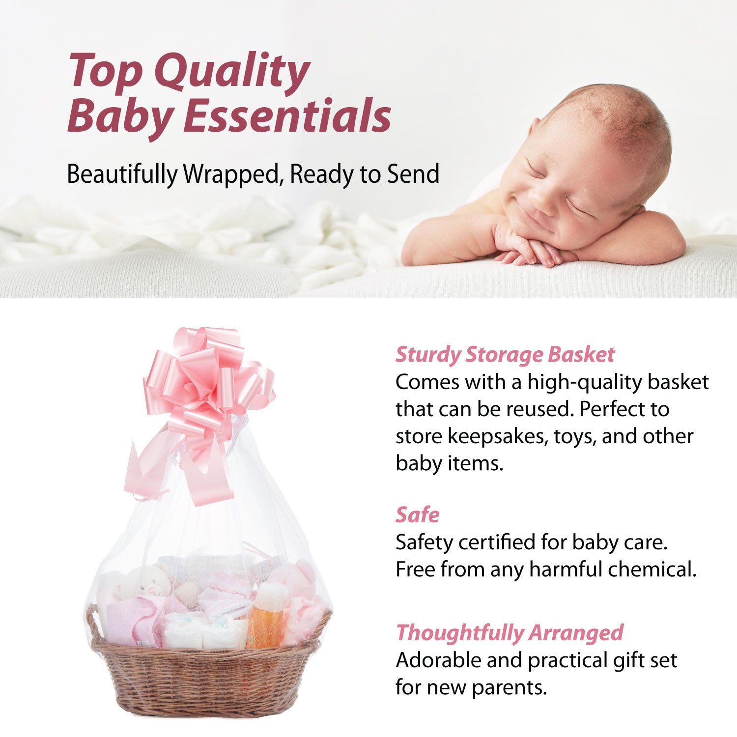 Baby Girl Gifts – Baby Gift Baskets Full of Newborn Essentials