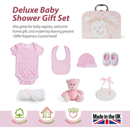 Baby Gift Set - Baby Keepsake Box Newborn Essentials Pink