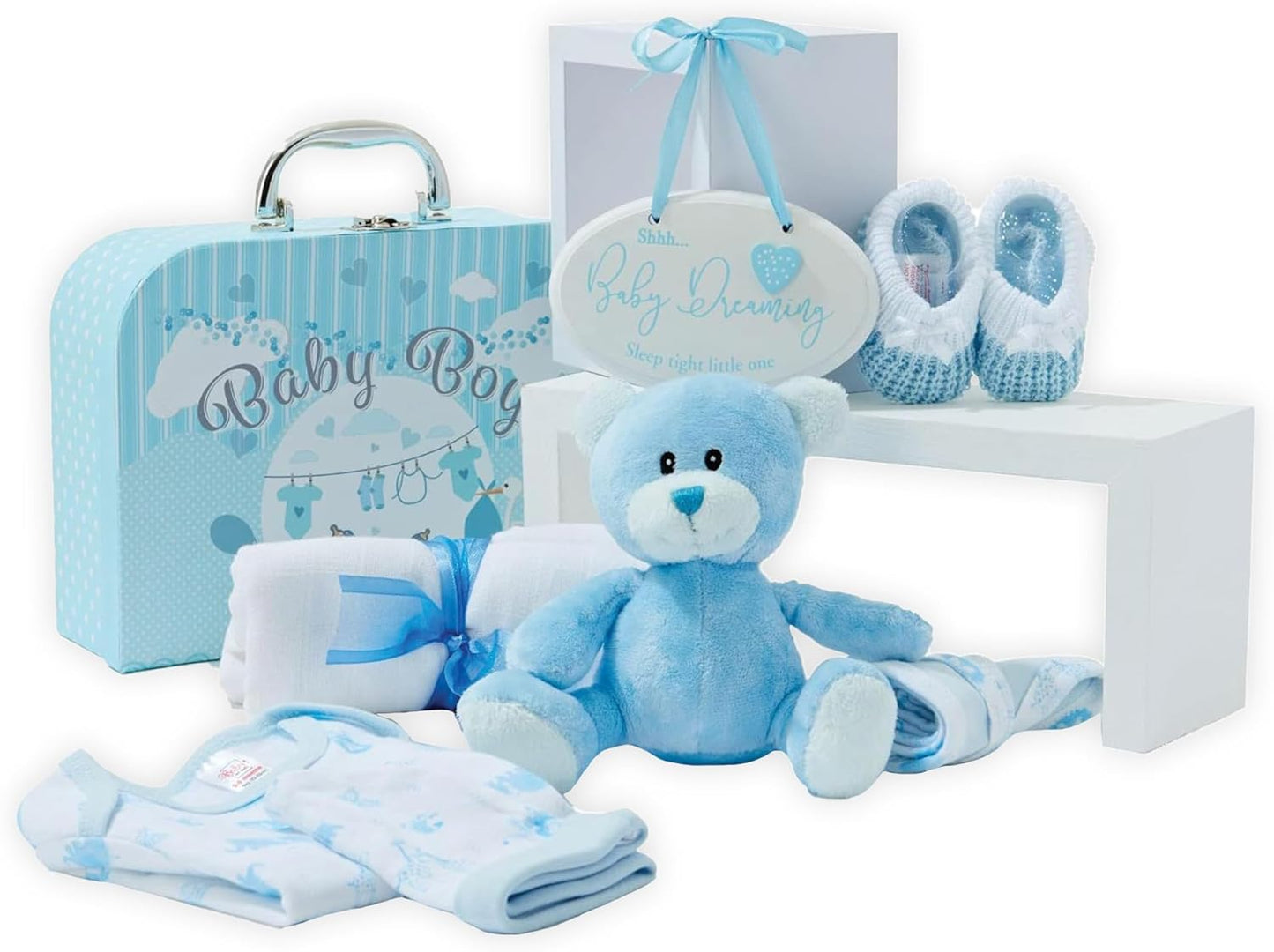 Blue 14 Piece Large Gift Case Contents