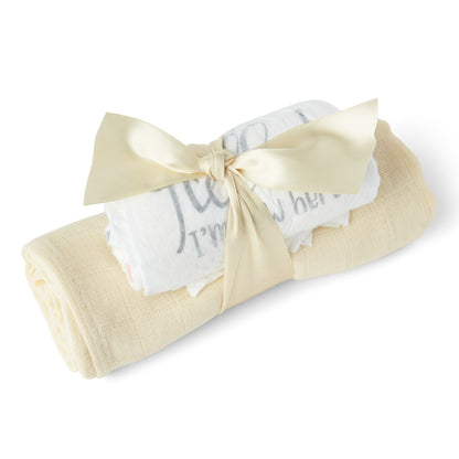 Personalised Baby Gifts - Unisex in Beige Keepsake Box includes Baby Essentials for Newborn, Teddy Bear, New Born Baby Essentials, New Baby Gifts