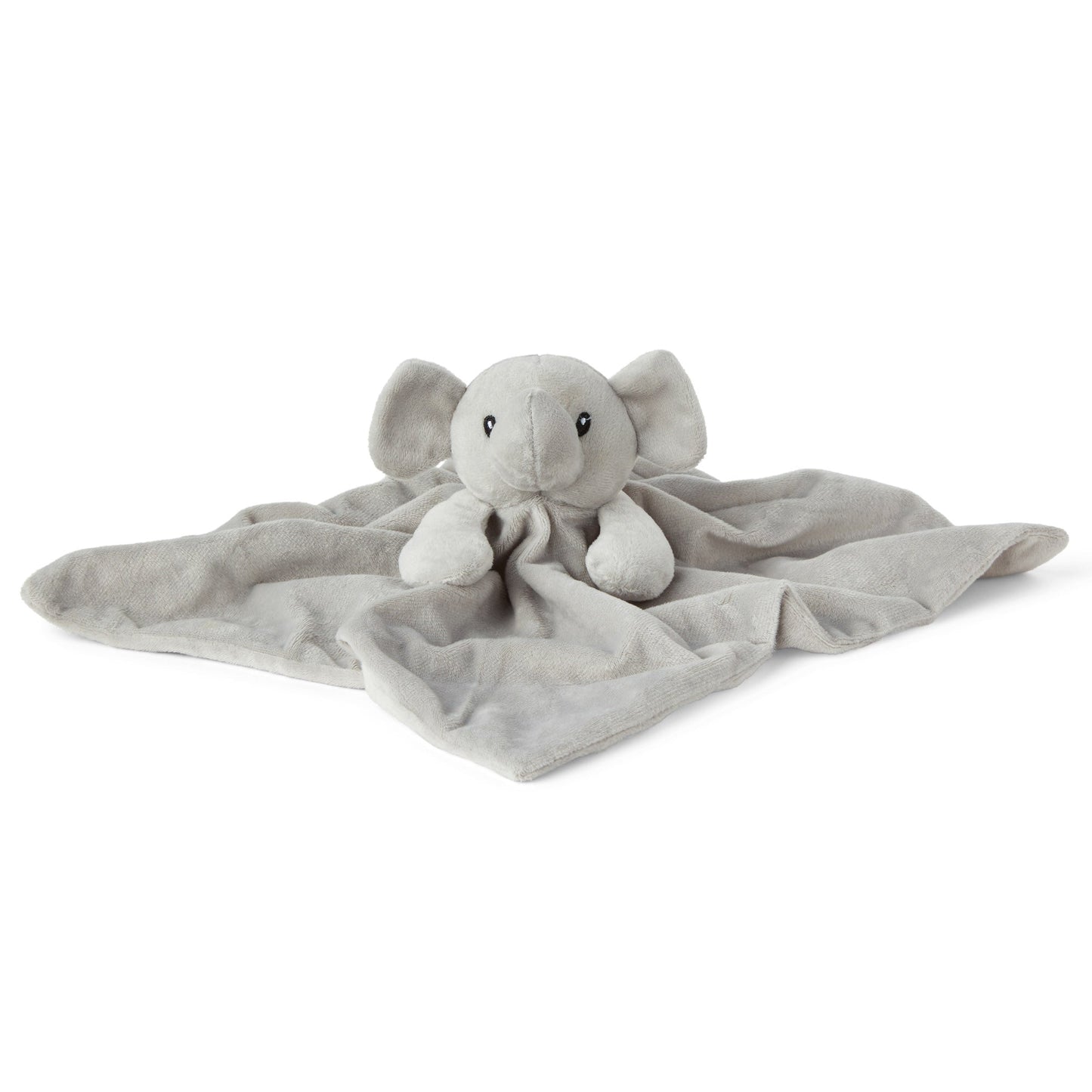 Baby Gift Set Includes Baby Shower Gifts Grey Elephant Comforter, Fleece Baby Blanket, 2 x Muslin Clothes & Gift Card Presented in a Lovely Custom Made Box