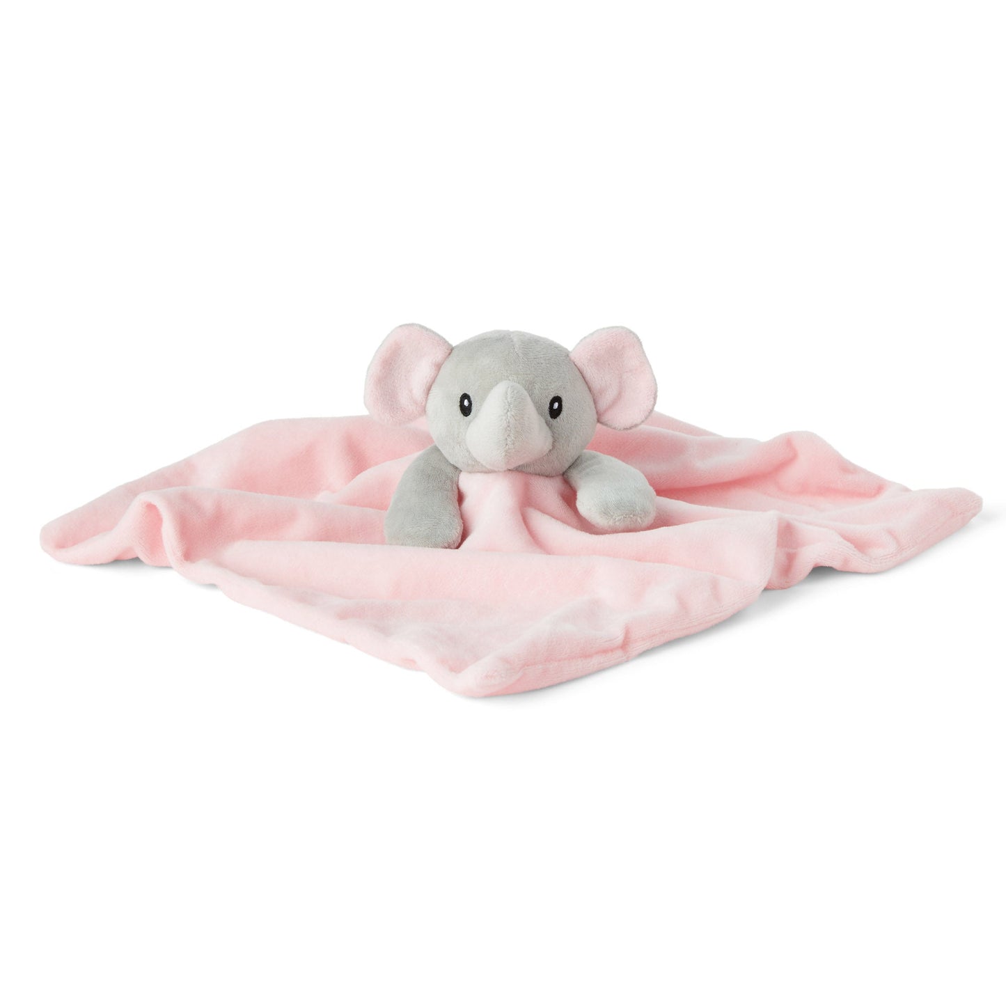 Baby Gift Set Includes Baby Shower Gifts Pink Elephant Comforter, Fleece Baby Blanket, 2 x Muslin Clothes & Gift Card Presented in a Lovely Custom Made Box