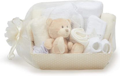 Baby Gift Set – Baby Gift Baskets Newborn Essentials in Cream Tray