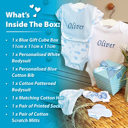 Baby Gifts – Personalised Gifts in Blue Gift Box