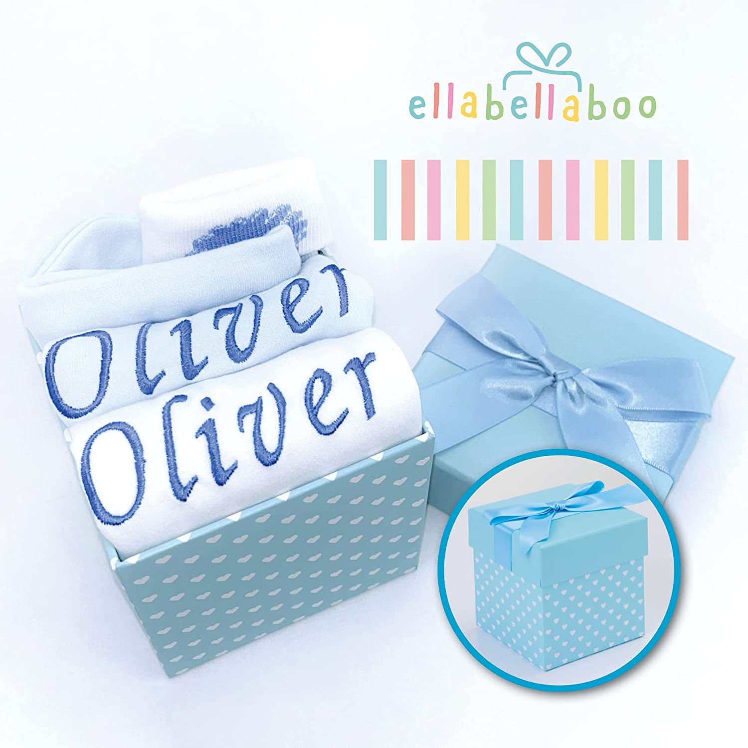 Baby Gifts – Personalised Gifts in Blue Gift Box