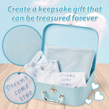 Baby Gift Set - Baby Gift Hamper in Blue Case ellabellaboo