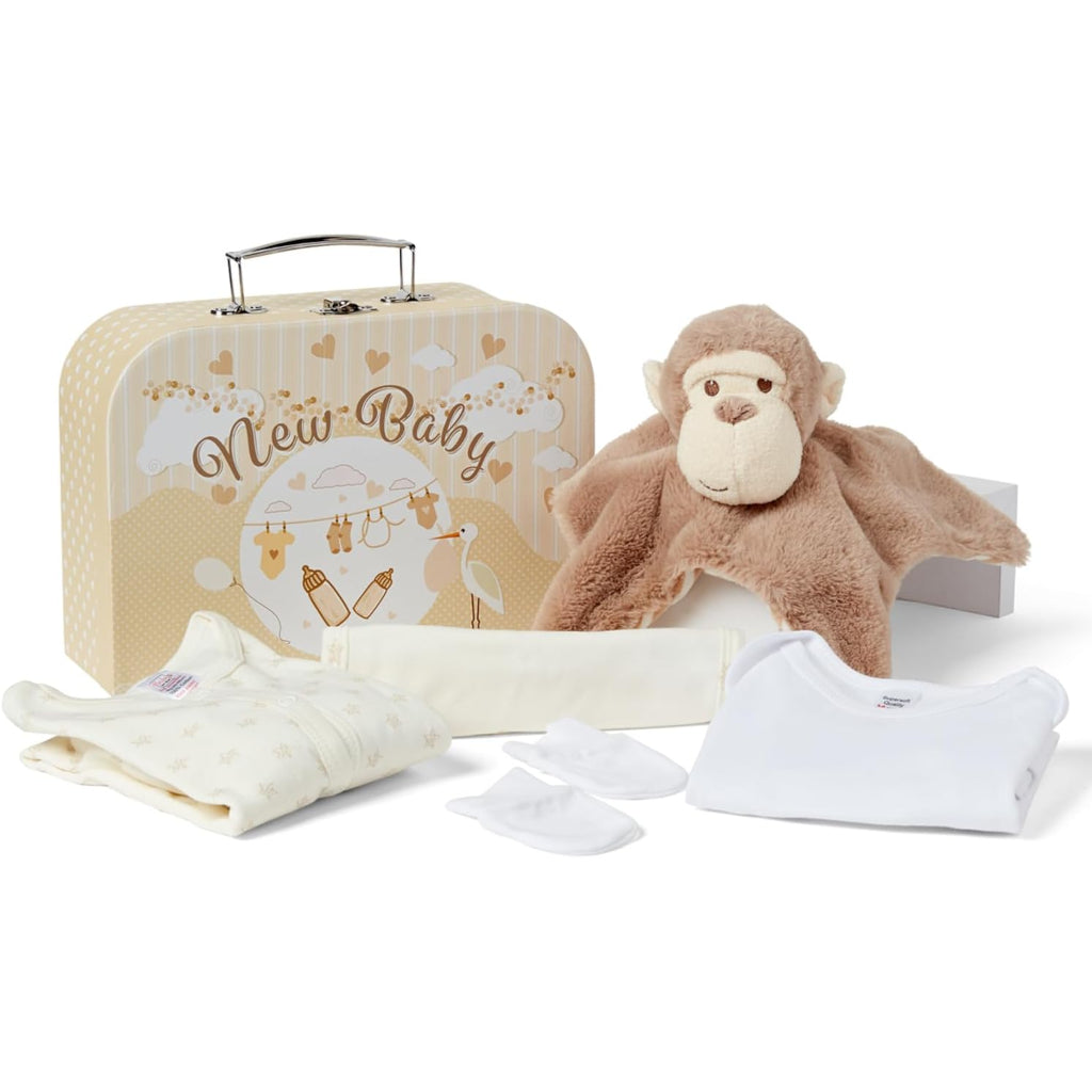 Baby Gift Set - Baby Hamper Newborn Essentials Medium Cream Case