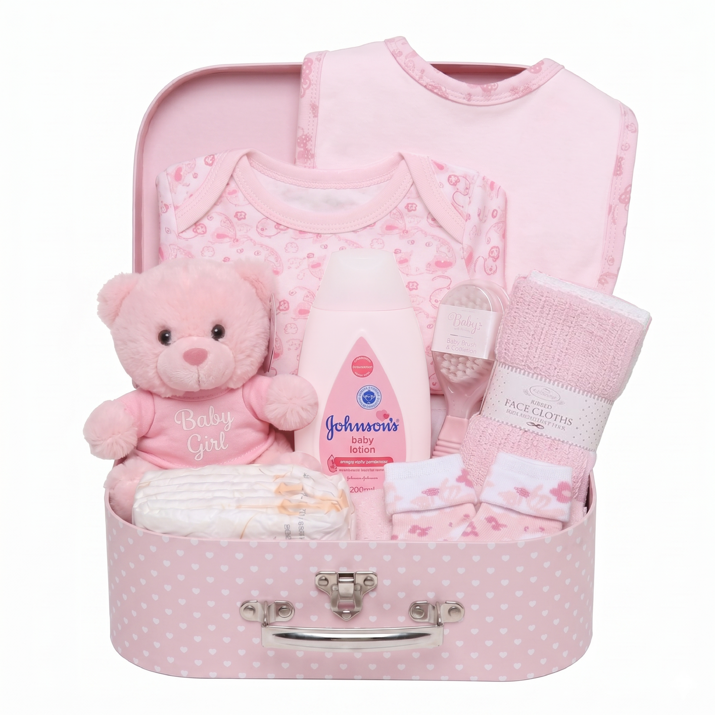 Baby Essentials Gift Set in a Classic Keepsake Case