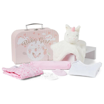 Baby Gift Set - Baby Hamper Newborn Essentials Medium Pink Case