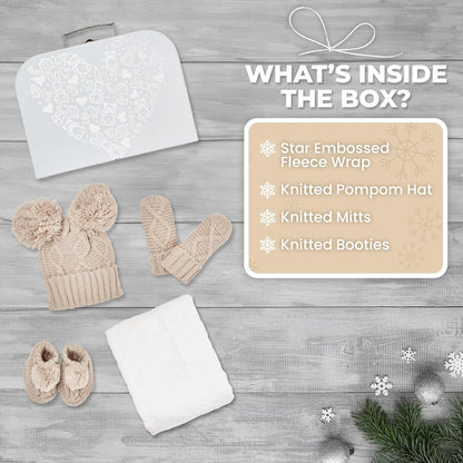 Unisex Baby Gift Set - Winter case beige