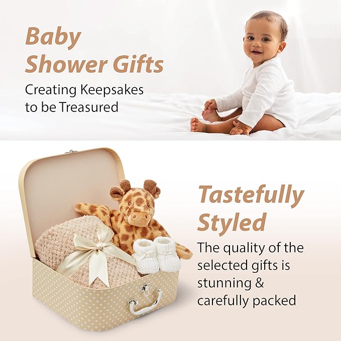 Baby Gift Set - White Stars Giraffe