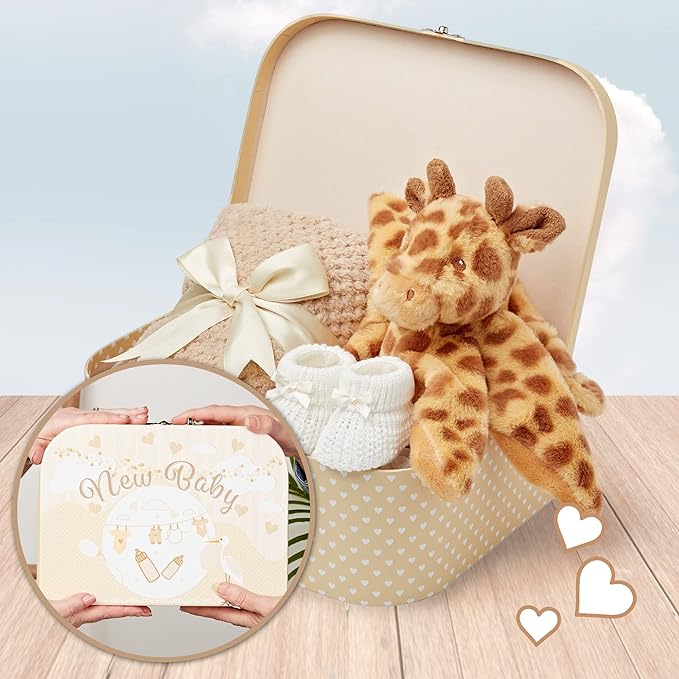 Baby Gift Set - White Stars Giraffe