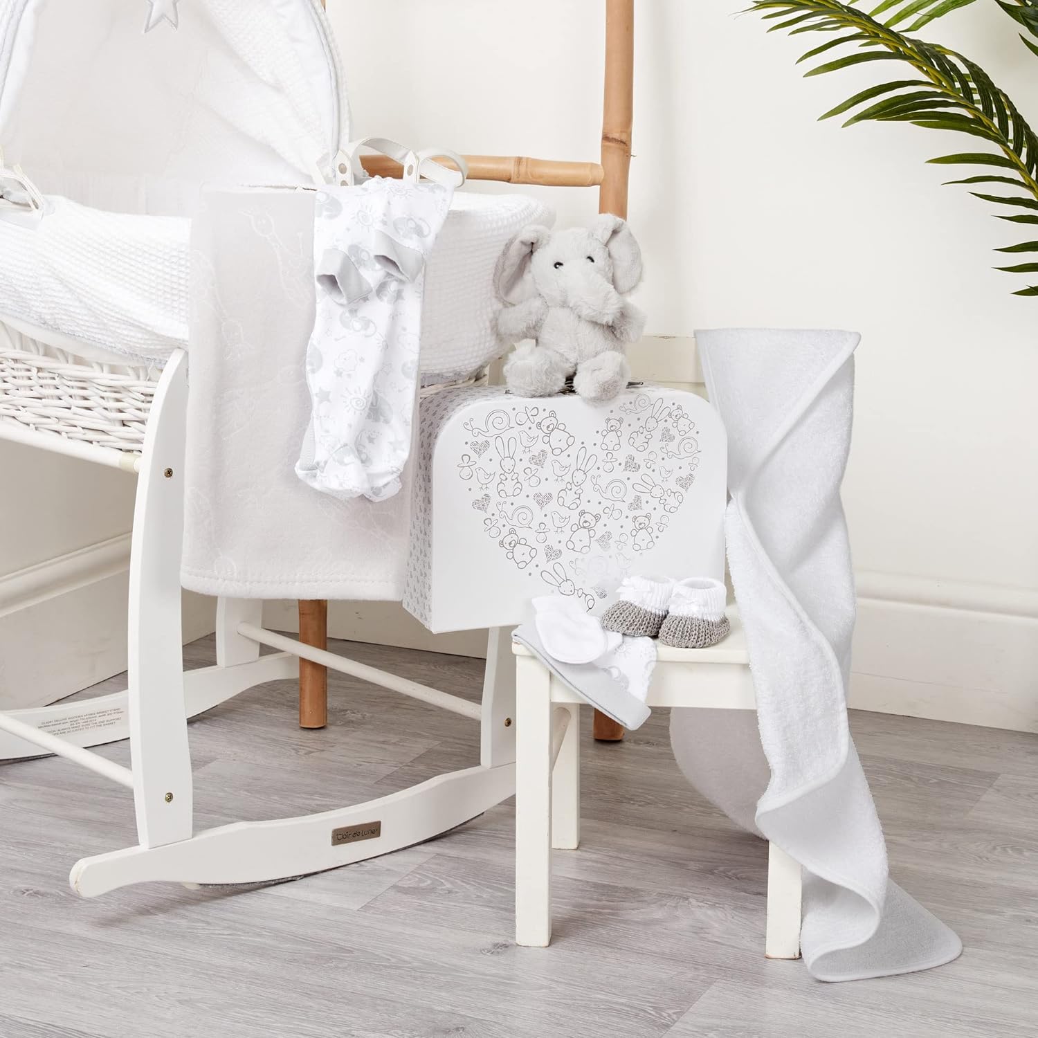 Unisex Baby Gift Set - White Stars Premature