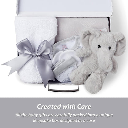 Unisex Baby Gift Set - White Stars Premature