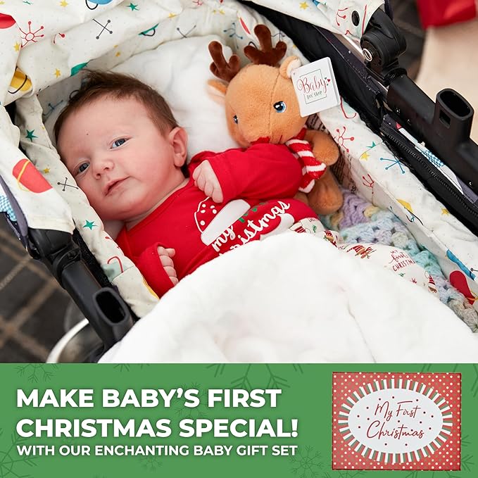 My First Christmas Unisex Baby Hamper Gift Set