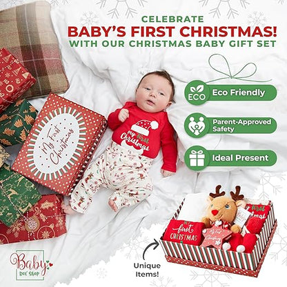 My First Christmas Unisex Baby Hamper Gift Set Premium