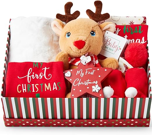 My First Christmas Unisex Baby Hamper Gift Set Premium