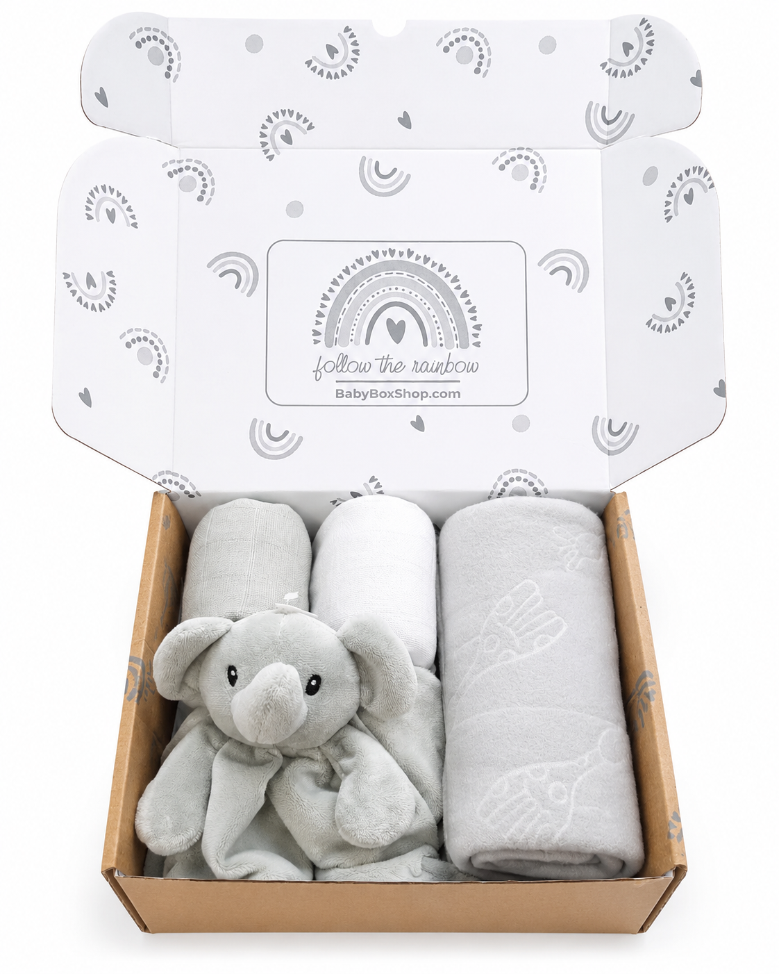 The Muslin & Comforter Collection — Baby Gift Box