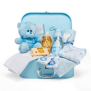 Baby Gift Set – Baby Hamper Newborn Essentials in Blue Case