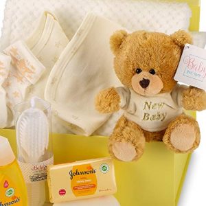 Baby Gift Set – Keepsake Box Newborn Essentials – Lemon
