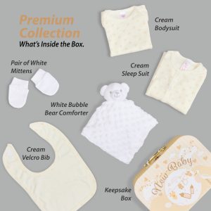 Baby Gift Set – Baby Hamper Newborn Essentials Medium Cream Case