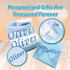 Baby Gifts – Personalised Gifts in Blue Gift Box