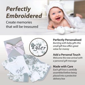 Baby Gifts – Personalised Gifts in Grey Gift Box