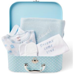 Baby Gift Set – Baby Gift Hamper in Blue Case ellabellaboo