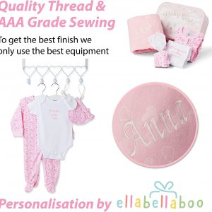 Baby Gift Set – Baby Gift Hamper in Pink Case ellabellaboo
