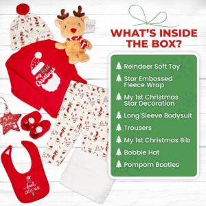 My First Christmas Unisex Baby Hamper Gift Set Premium